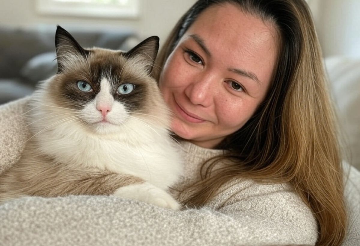 Race de chat câlin Ragdoll